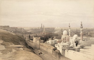 Cairo looking West, from Egypt and Nubia, Vol.3 by David Roberts
